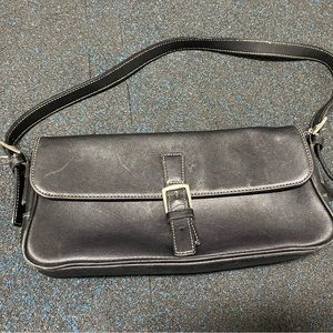 Coach Black Leather Bag